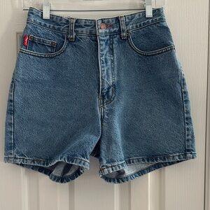 Vintage Outlaw High Rise Denim Shorts 90s Y2K Women’s 9 Classic Stonewash